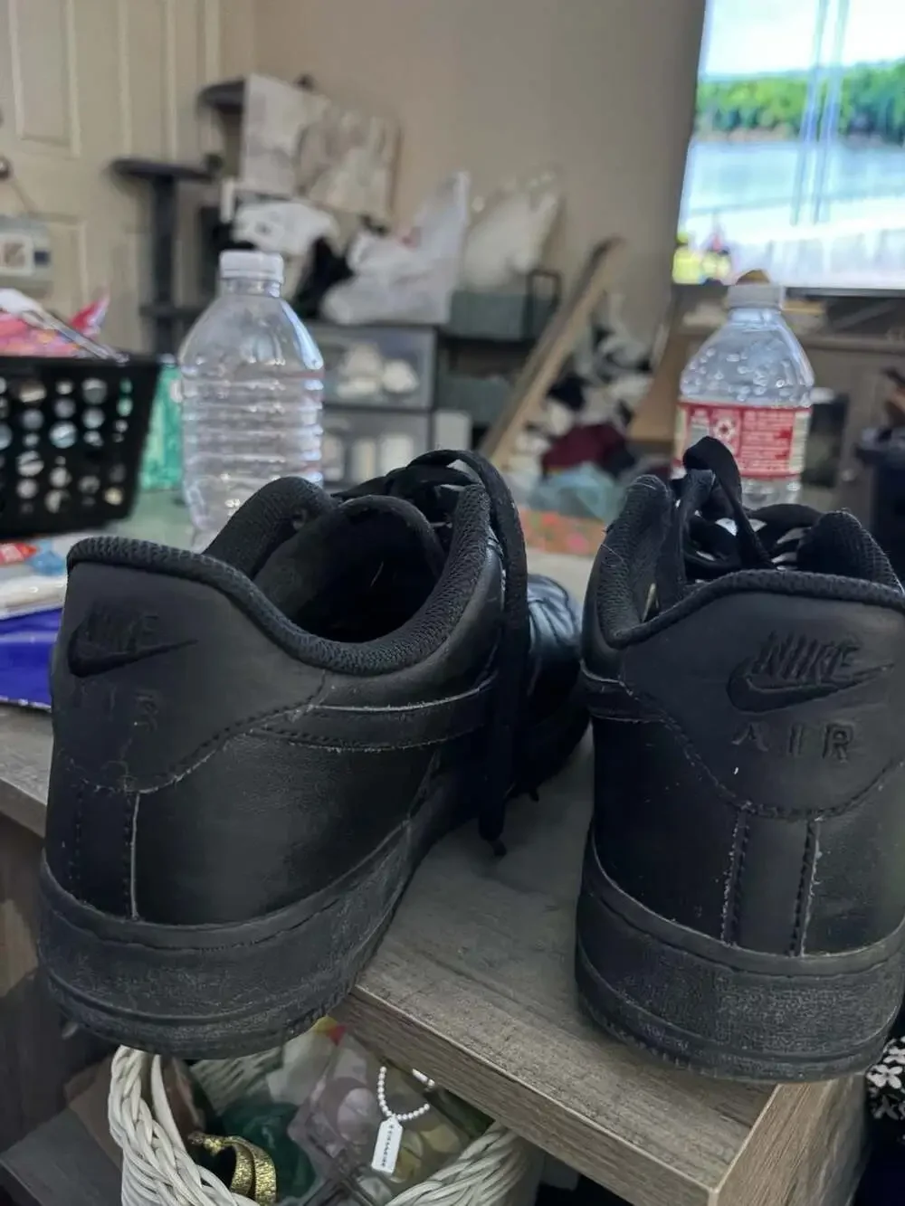 Nike Air Force 1 '07 Low Triple Black Men's Sneakers (CW2288-001)
